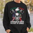 Mexican By Blood American By Birth Patriot By Choice Eagle Sweatshirt Gifts for Him