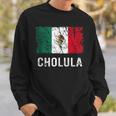 Mexican Flag Cholula Mexican Pride Sweatshirt Gifts for Him