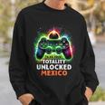 Mexico Total Solar Eclipse 2024 Video Game Gamer Sweatshirt Gifts for Him