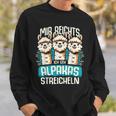 Mir Reichts Ich Geh Alpakas Stroking Lama Alpaca Hiking Sweatshirt Geschenke für Ihn