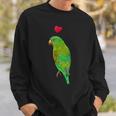 Mit Papagei Und Herz Colourful Parrot Motif Sweatshirt Geschenke für Ihn