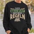 Mole Hills Insect Eater Gardener Mole Sweatshirt Geschenke für Ihn