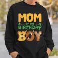 Mom And Dad Birthday Boy Lion Family Matching Sweatshirt Gifts for Him