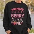 Mommy Of The Berry Sweet One Strawberry First Birthday Sweatshirt Gifts for Him