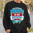Mommy Of The Birthday Boy Dog Paw Family Matching Sweatshirt Gifts for Him