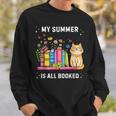 Mon Été Est Réservé Pour Les Amoureux Des Chats Et Des Livres Sweater e Cadeaux pour lui