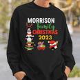 Morrison Family Name Morrison Family Christmas Sweatshirt Gifts for Him
