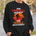 Mtb Zum Downhill Geboren Zur Schule Forced Sweatshirt Geschenke für Ihn
