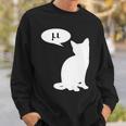 Mu Cat Greek Letter Mew Meow Miu Sweatshirt Gifts for Him