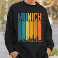 Munich Skyline Retro Vintage Souvenir Munich Sweatshirt Geschenke für Ihn