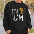 Mvp Of An All-Star Team With Trophy And Stars Graphic Sweatshirt Gifts for Him