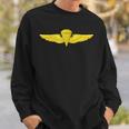 Naval Parachutist Jump Wings Airborne Navy Badge Sweatshirt Gifts for Him