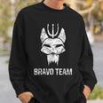 Navy Seals Original Bravo Team Proud Navy Seal Team Sweatshirt Gifts for Him