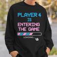 New Dad Baby Announcement Gender Reveal Father's Day Gaming Sweatshirt Gifts for Him