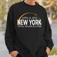 New York Eclipse Of Sun 040824 Eclipse Totality 2024 Sweatshirt Gifts for Him