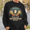 Newburgh Indiana Total Solar Eclipse 2024 Sweatshirt Gifts for Him