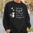 Nicht Jeder Engel Hat Flügel Meiner Hat Whiskers Cats Not Every En S Sweatshirt Geschenke für Ihn