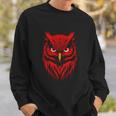 Niedliche Eulenliebhaberogel Rotes Eulenges Sweatshirt Geschenke für Ihn