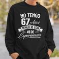 No Tengo 67 Años Tengo 18 Con 49 De Experiencia Cumpleaños Camisa de entrenamiento Regalos para él