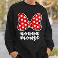 Nonna Mouse Family Vacation Bow Sweatshirt Gifts for Him