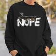 Nope Lazy Dachshund Dog Lover Sweatshirt Gifts for Him