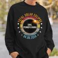 North America Total Solar Eclipse 2024 Erie Pennsylvania Sweatshirt Gifts for Him