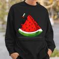This Is Not A Watermelon Palestine Flag Arabic & English Sweatshirt Gifts for Him