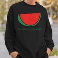 This Is Not A Watermelon Palestinian Territory Flag French Sweatshirt Gifts for Him