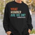 What Number Are We On Dance Dad Life Cheer Dance Dad Sweatshirt Gifts for Him
