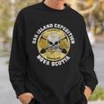 Oak Island Expedition Retro Templar Knight Skull Sweatshirt Gifts for Him