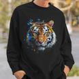 Obra De Arte De Tigre Colorido Animal Arte Tigre Camisa de entrenamiento Regalos para él