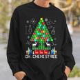 Oh Chemistree Science Christmas Tree Chemistry Chemist Sweatshirt Gifts for Him