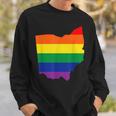 Ohio Gay Pride Lgbt State Oh Flag Sweatshirt Gifts for Him