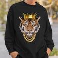 Oldschool Hip Hop Origami Tiger King Jungle Rap Dance Sweatshirt Geschenke für Ihn