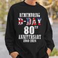 Omaha Beach 1944 D-Day 2024 80Th Anniversary Normandy Sweatshirt Gifts for Him