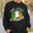 One Lucky O'donnell Irish Family Name Sweatshirt Gifts for Him