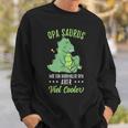 Opa Saurus Lustigesatertag Sweatshirt Geschenke für Ihn