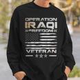 Operation Iraqi Freedom Oif Veteran Sweatshirt Gifts for Him