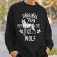 Original Papa Wolf Anführer Des Rudel-S Sweatshirt Geschenke für Ihn