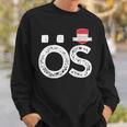 Österreich Menschenflagge Buchstaben Ö Und S Österreich Österreich Sweatshirt Geschenke für Ihn