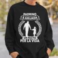 Padrino Y Ahijada Un Pacto Perida Bautizo Regalo Padrino Camisa de entrenamiento Regalos para él
