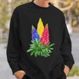 Pansexual Flowers Subtle Pan Queer Pride Month Lgbtq Sweatshirt Gifts for Him