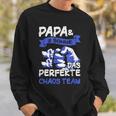 Papa 2 Söhne Perfekte Chaos Team Father's Day Sweatshirt Geschenke für Ihn