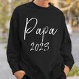 Papa 2023 Werdenderater Kapuzenjacke Sweatshirt Geschenke für Ihn