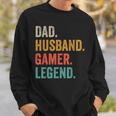 Papa Ehemann Gamer Legendideospielspieler Gaming Dad Sweatshirt Geschenke für Ihn