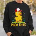 Papa Ente Entenliebhaber Männer Enten Sweatshirt Geschenke für Ihn