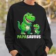 Papa Papasaurusatertagatertagsgeschenk Dino Papa Sweatshirt Geschenke für Ihn