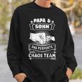 Papa Sohn Werdenderater 2024 The Perfect Chaos Team Sweatshirt Geschenke für Ihn