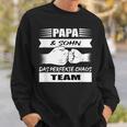 Papa Und Sohn Das Perfekte Chaos Teamatertag Sweatshirt Geschenke für Ihn