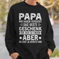 Papa Undater Geschenk Lustiger Spruch Herrenatertag Sweatshirt Geschenke für Ihn